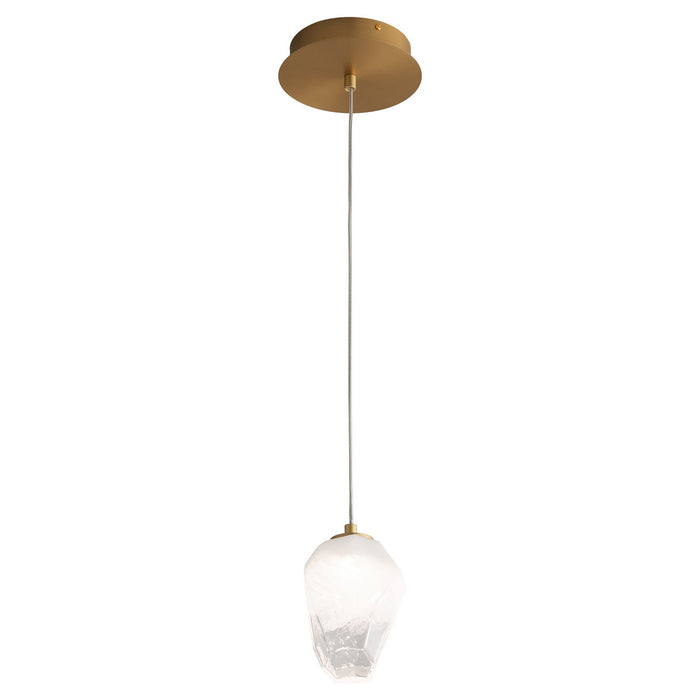 Oxygen 3-809-40 LED Pendant, Aged Brass