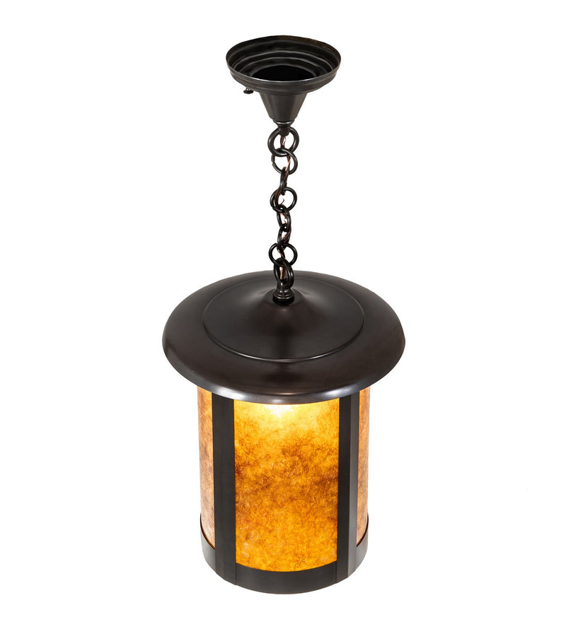 Meyda Tiffany 3486 One Light Pendant, Craftsman Brown