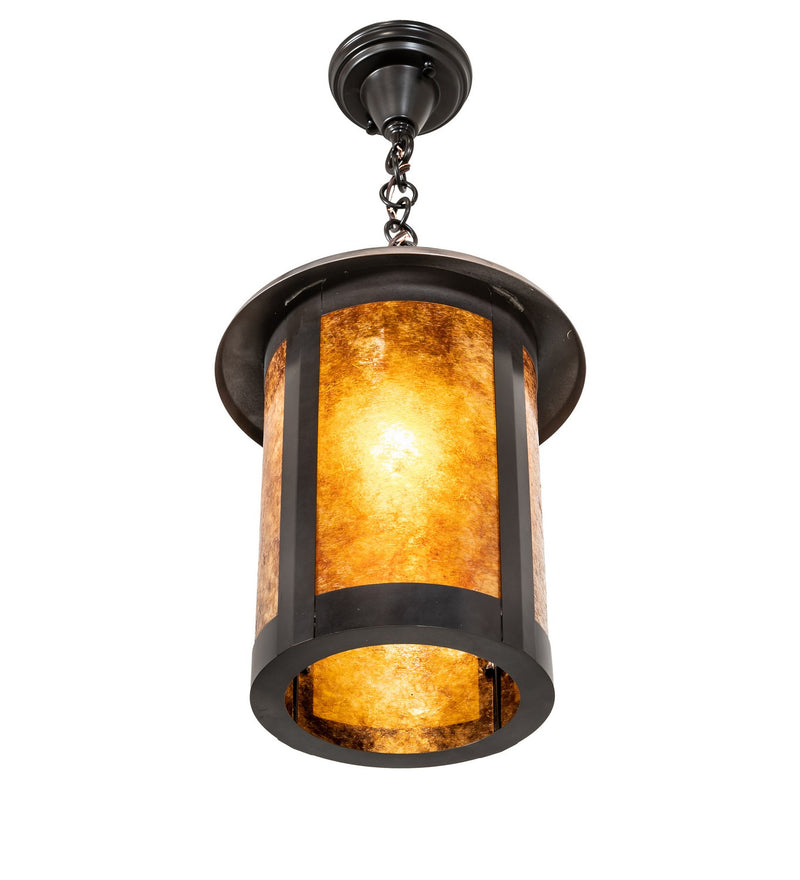 Meyda Tiffany 3486 One Light Pendant, Craftsman Brown