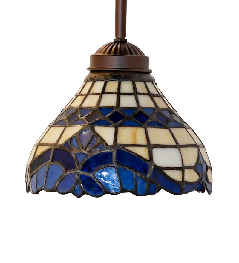 Meyda Tiffany 141003 One Light Pendant, Mahogany Bronze