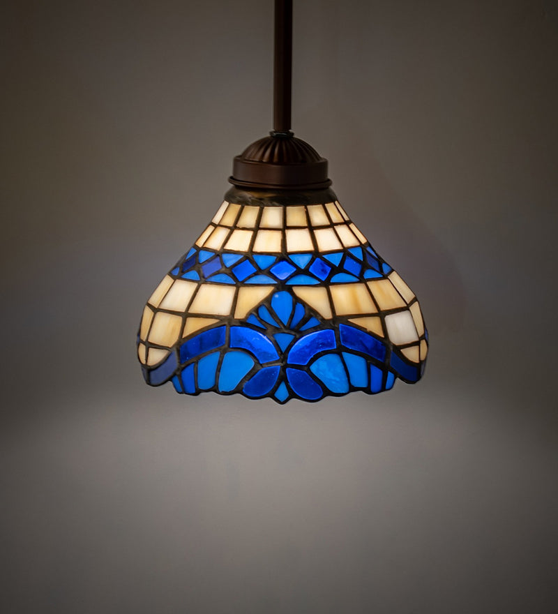 Meyda Tiffany 141003 One Light Pendant, Mahogany Bronze
