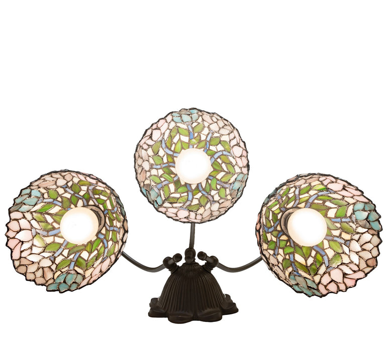 Meyda Tiffany 18723 Three Light Wall Sconce, Mahogany Bronze