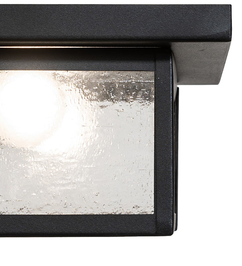 Meyda Tiffany 253333 Four Light Flushmount, Textured Black