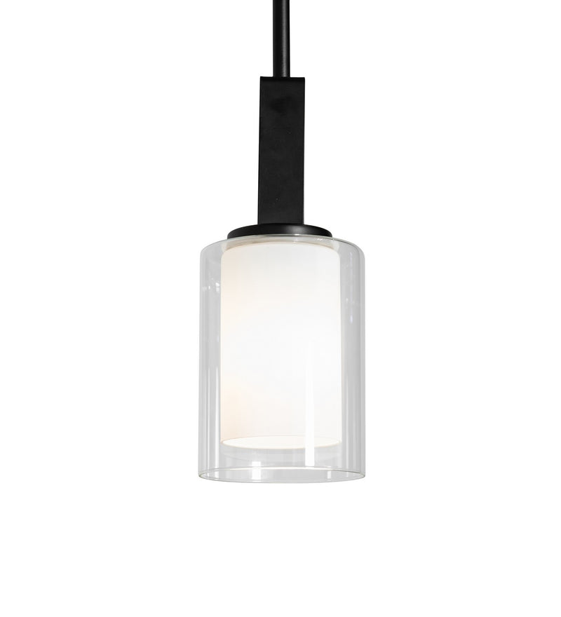 Meyda Tiffany 258820 One Light Pendant, Solar Black