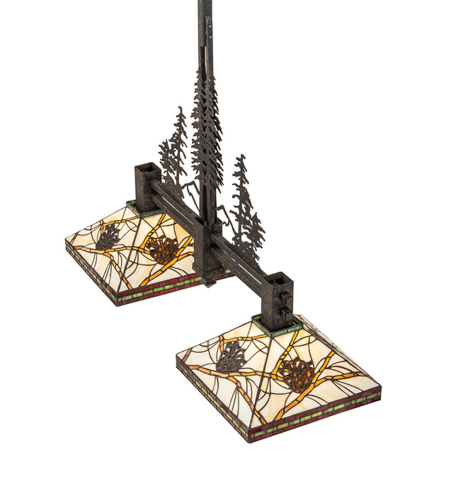 Meyda Tiffany 259050 Two Light Pendant, Coffee Bean