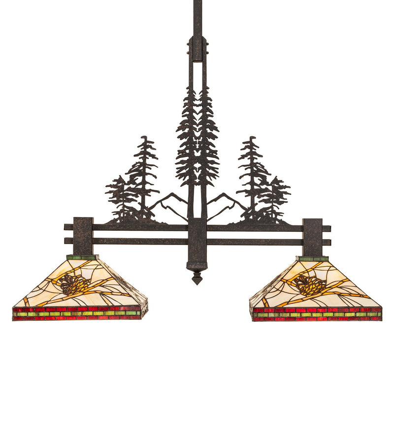Meyda Tiffany 259050 Two Light Pendant, Coffee Bean