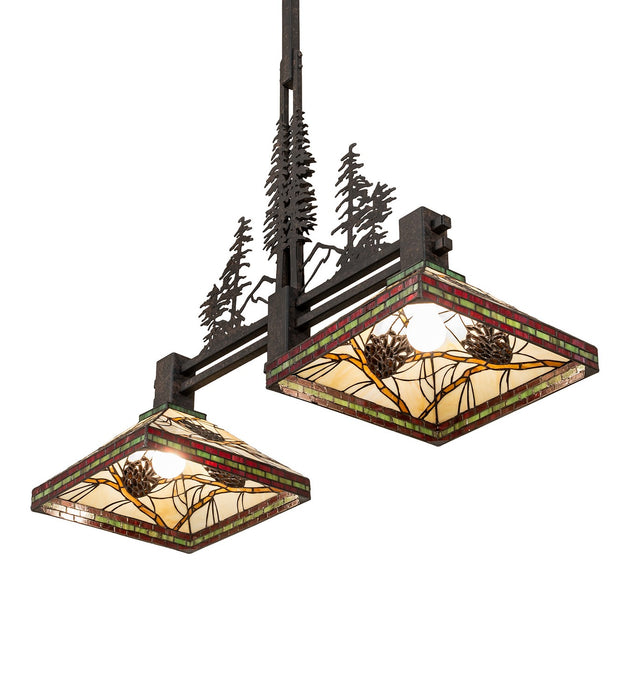Meyda Tiffany 259050 Two Light Pendant, Coffee Bean