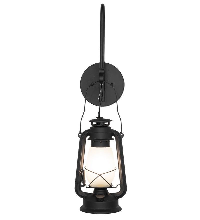 Meyda Tiffany 259055 One Light Wall Sconce, Costello Black