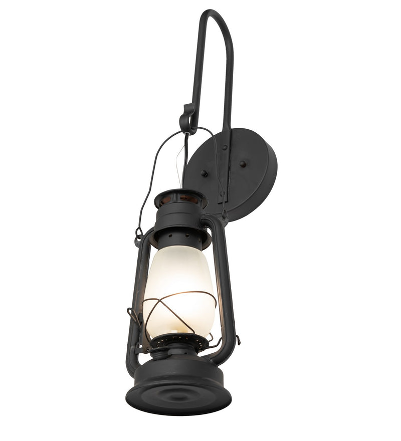 Meyda Tiffany 259055 One Light Wall Sconce, Costello Black