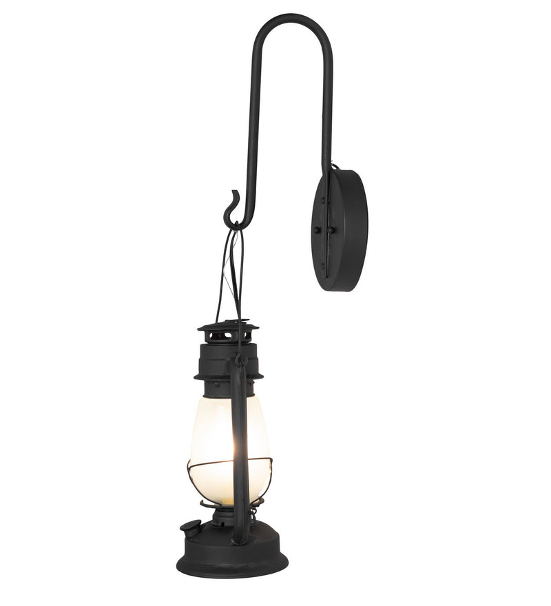 Meyda Tiffany 259055 One Light Wall Sconce, Costello Black