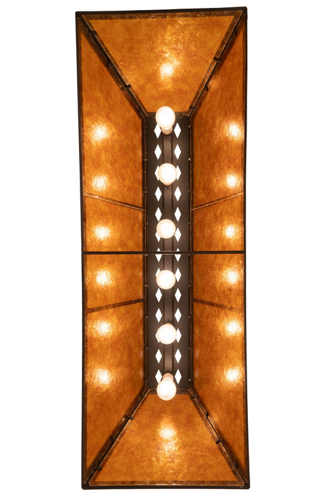 Meyda Tiffany 259923 Six Light Pendant, Textured Black