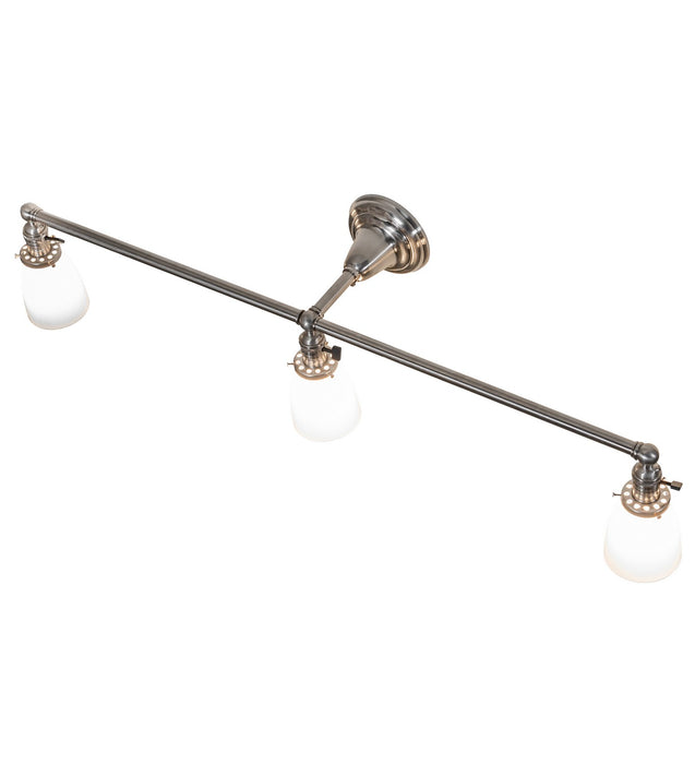 Meyda Tiffany 260195 Three Light Vanity, Brushed Nickel