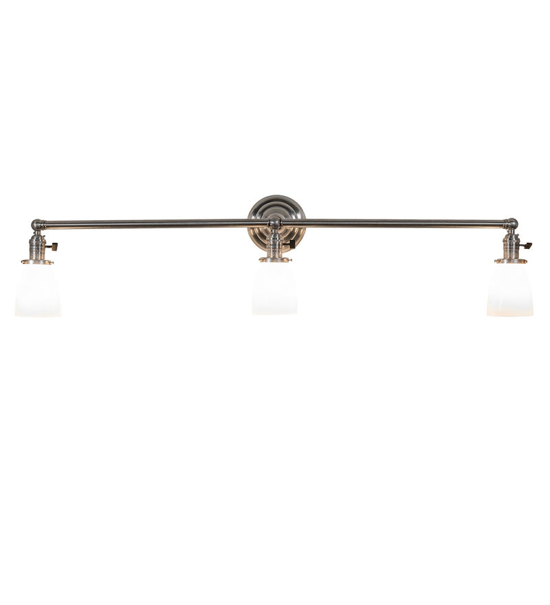 Meyda Tiffany 260195 Three Light Vanity, Brushed Nickel