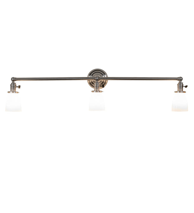 Meyda Tiffany 260195 Three Light Vanity, Brushed Nickel