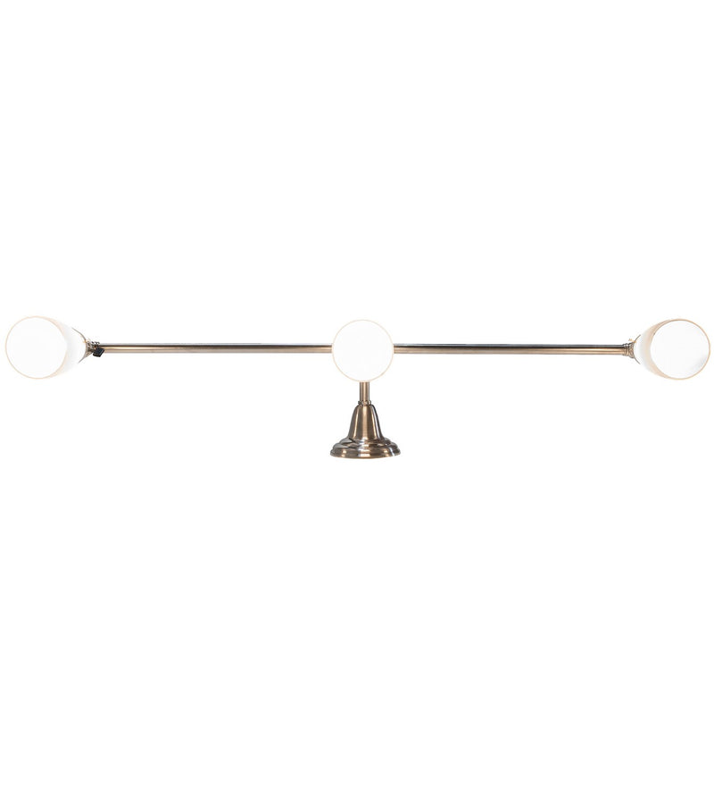 Meyda Tiffany 260195 Three Light Vanity, Brushed Nickel