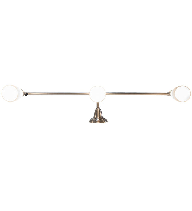 Meyda Tiffany 260195 Three Light Vanity, Brushed Nickel