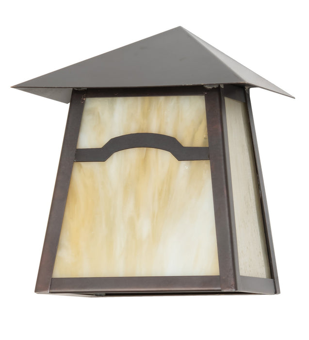 Meyda Tiffany 260944 One Light Wall Sconce, Craftsman Brown