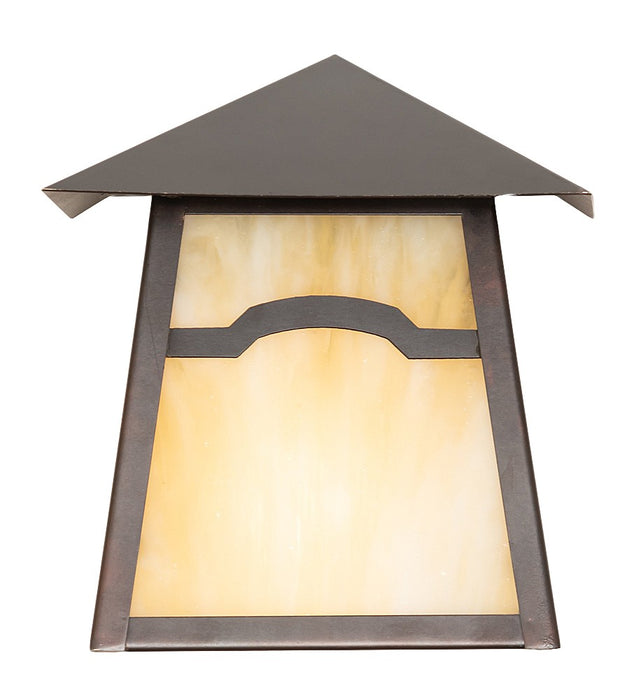 Meyda Tiffany 260944 One Light Wall Sconce, Craftsman Brown