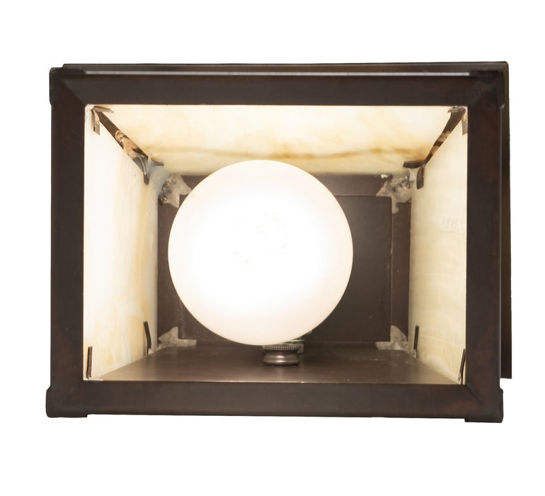 Meyda Tiffany 260944 One Light Wall Sconce, Craftsman Brown