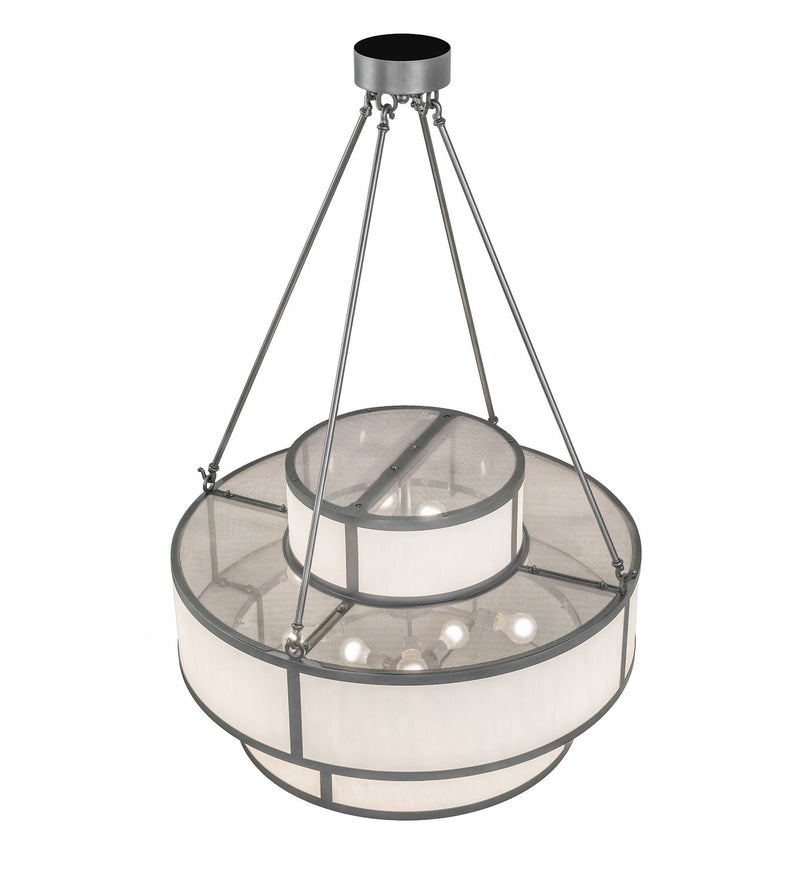 Meyda Tiffany 261011 12 Light Pendant, Pewter