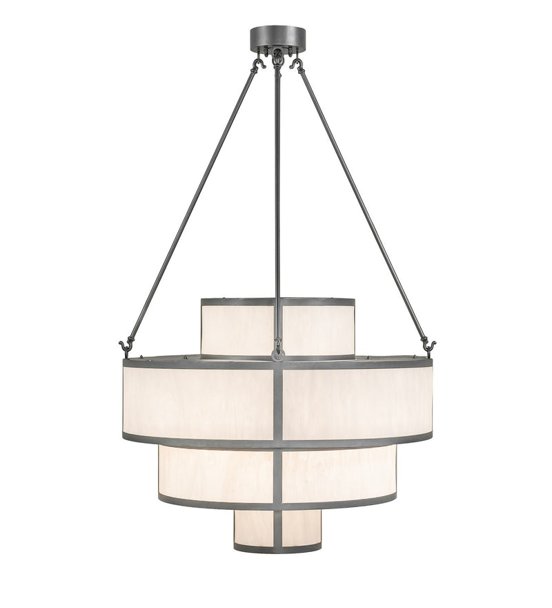 Meyda Tiffany 261011 12 Light Pendant, Pewter