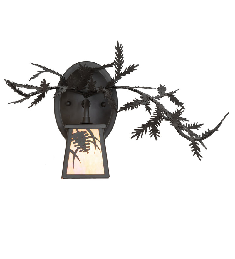 Meyda Tiffany 261549 One Light Wall Sconce, Oil Rubbed Bronze