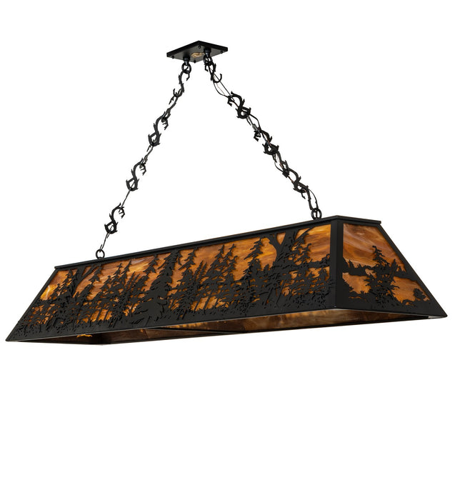 Meyda Tiffany 261972 11 Light Pendant, Textured Black