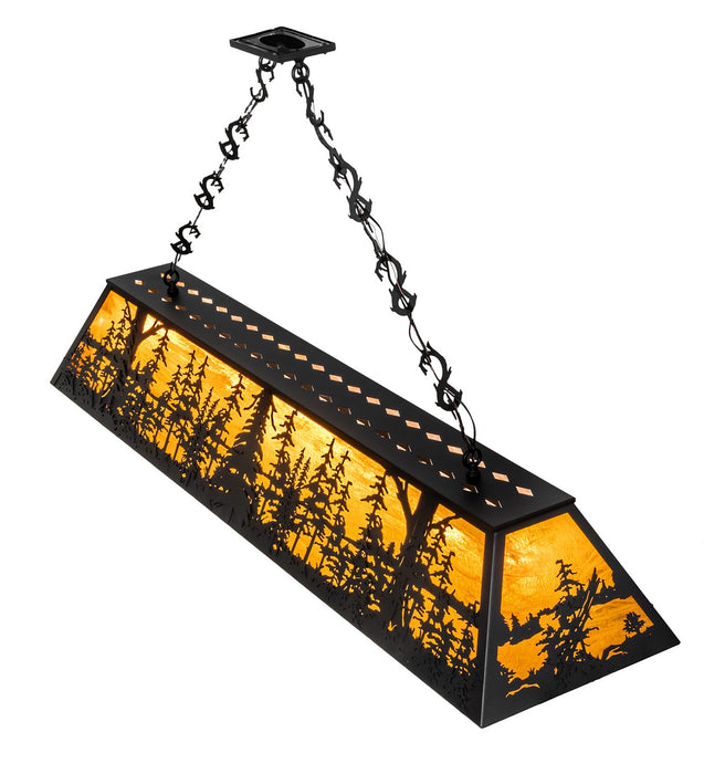 Meyda Tiffany 261972 11 Light Pendant, Textured Black