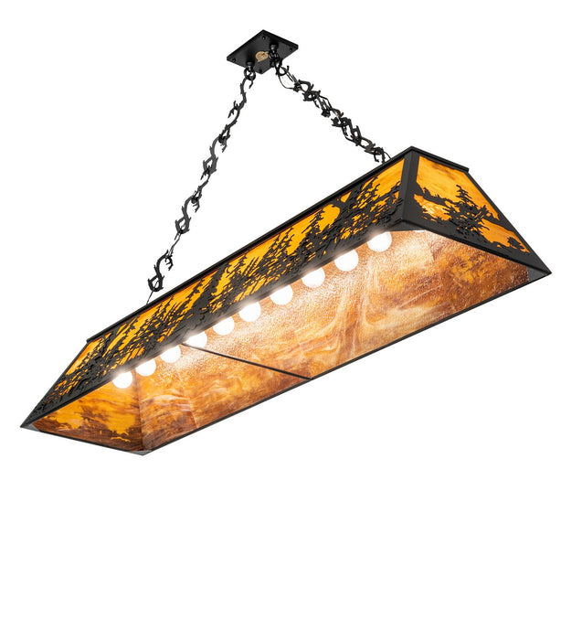 Meyda Tiffany 261972 11 Light Pendant, Textured Black