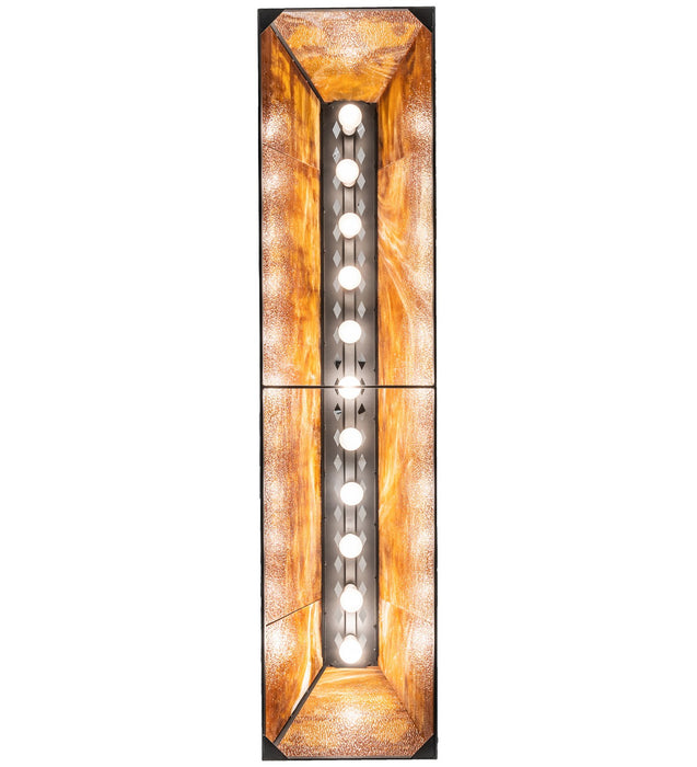 Meyda Tiffany 261972 11 Light Pendant, Textured Black