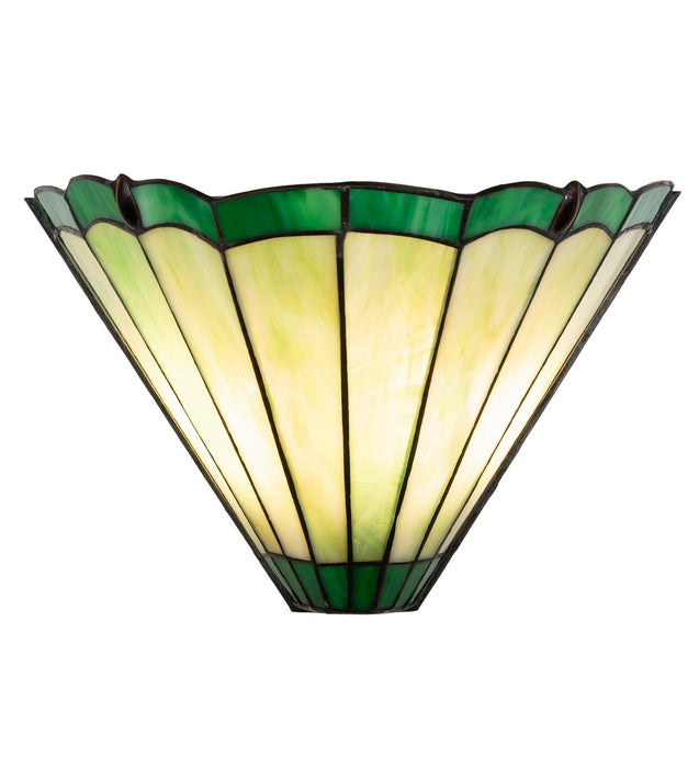 Meyda Tiffany 262091 Two Light Wall Sconce, Antique Brass