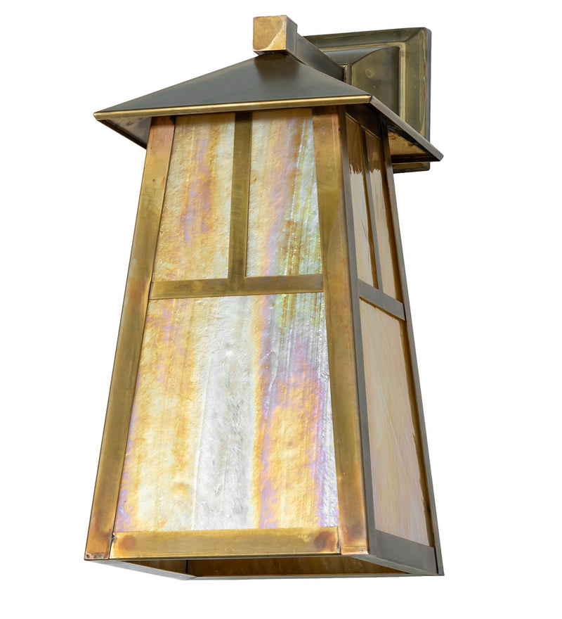 Meyda Tiffany 262161 One Light Wall Sconce, Vintage Brass
