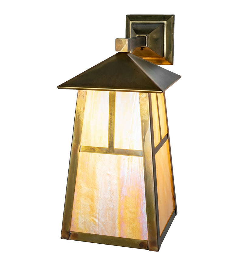 Meyda Tiffany 262161 One Light Wall Sconce, Vintage Brass