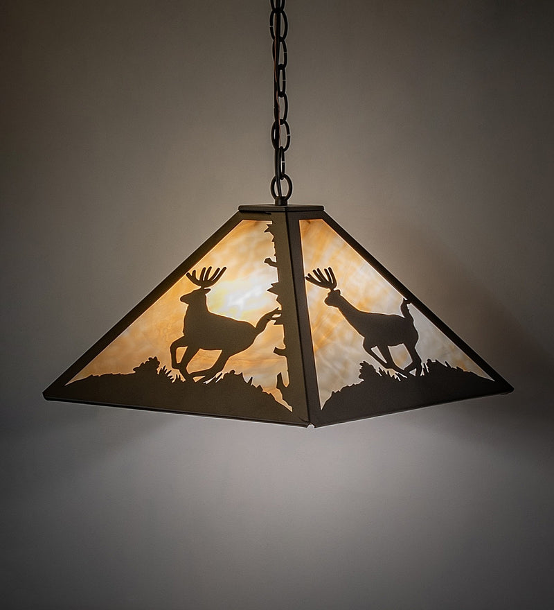 Meyda Tiffany 262422 Three Light Pendant, Textured Black