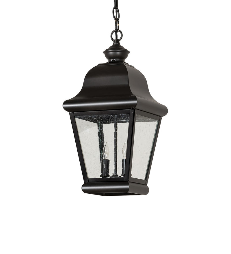 Meyda Tiffany 263180 Two Light Pendant, Black Patina