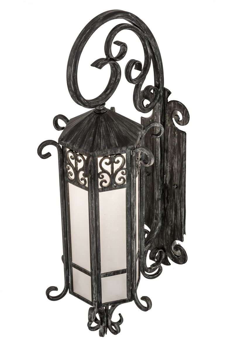 Meyda Tiffany 263205 One Light Wall Sconce, Antique Iron Gate
