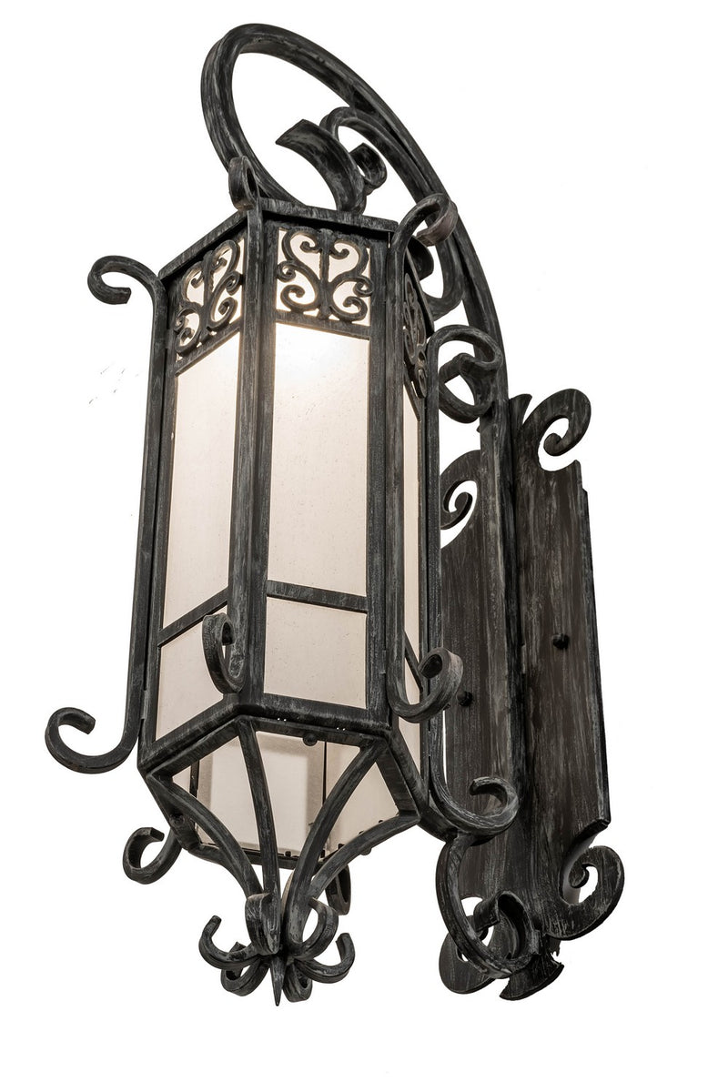Meyda Tiffany 263205 One Light Wall Sconce, Antique Iron Gate