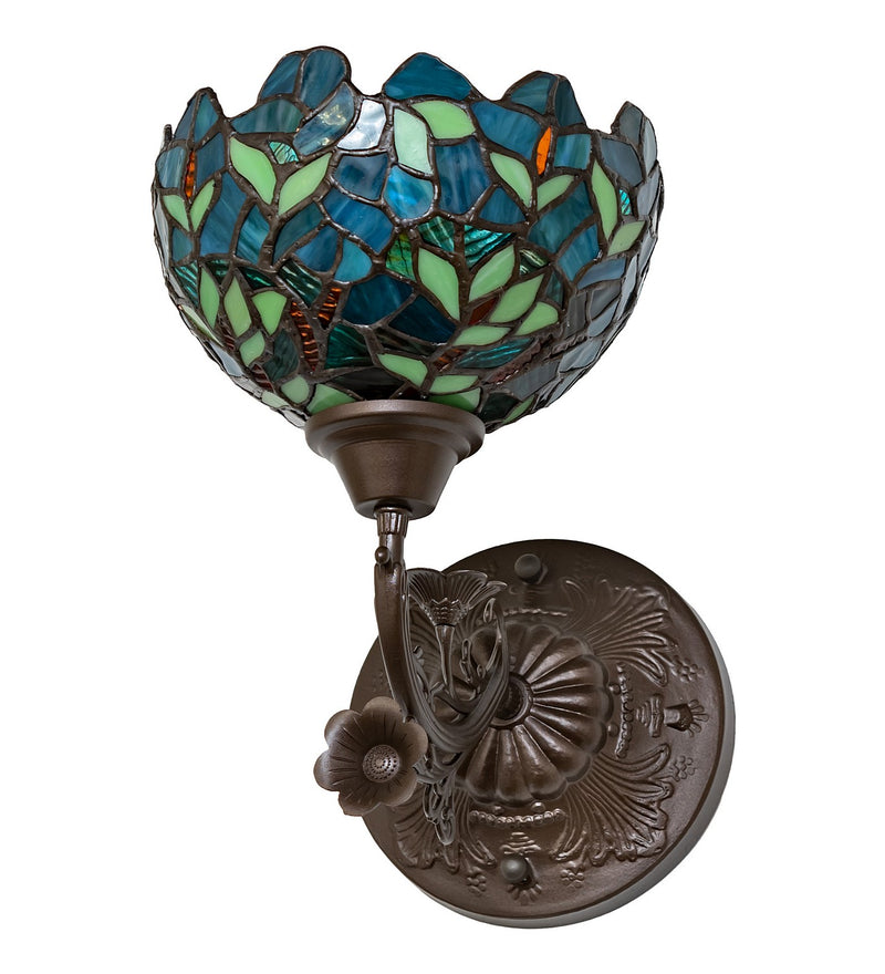 Meyda Tiffany 263355 One Light Wall Sconce, Mahogany Bronze