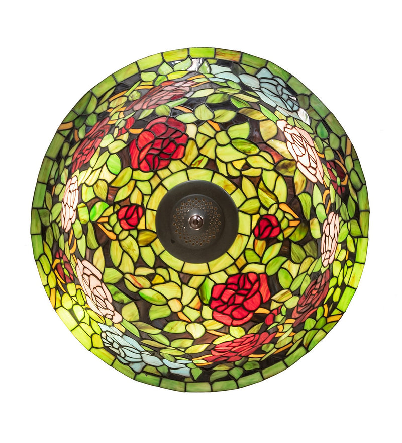 Meyda Tiffany 263401 Six Light Pendant, Mahogany Bronze