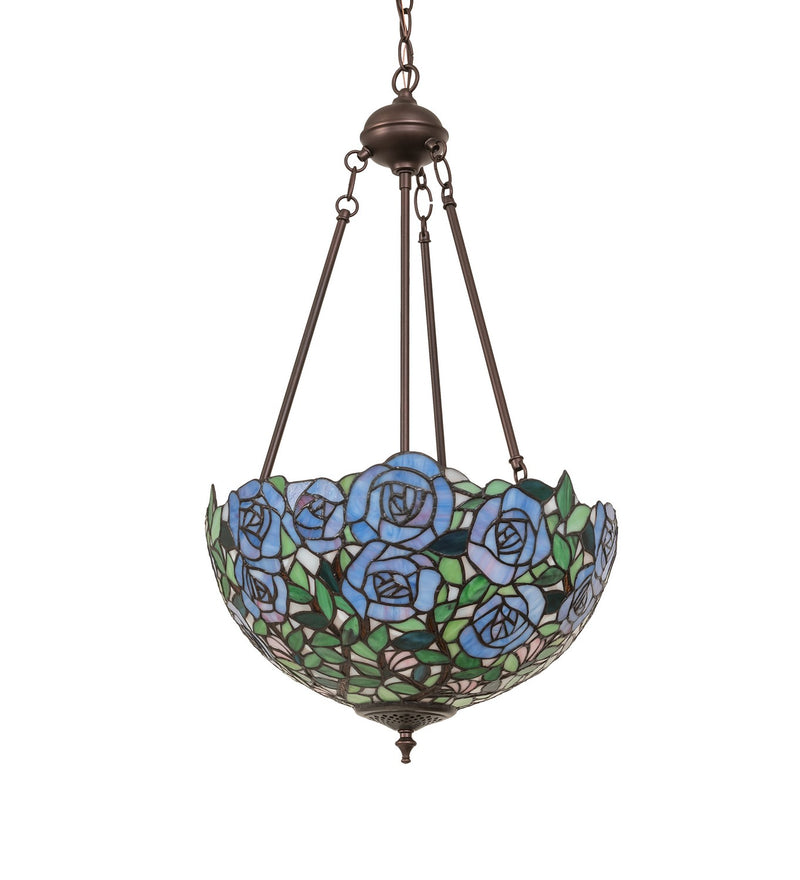 Meyda Tiffany 263406 Two Light Pendant, Mahogany Bronze