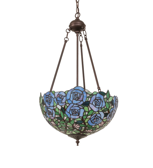 Meyda Tiffany 263406 Two Light Pendant, Mahogany Bronze