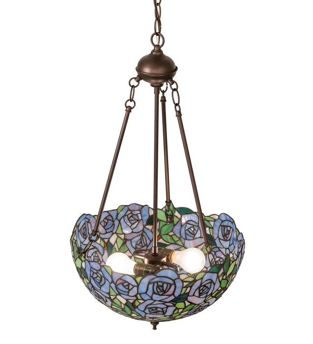 Meyda Tiffany 263406 Two Light Pendant, Mahogany Bronze