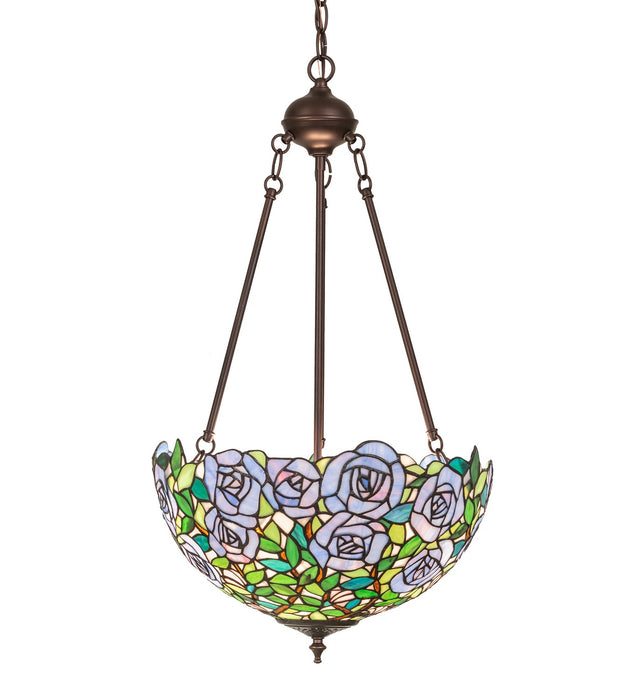 Meyda Tiffany 263406 Two Light Pendant, Mahogany Bronze