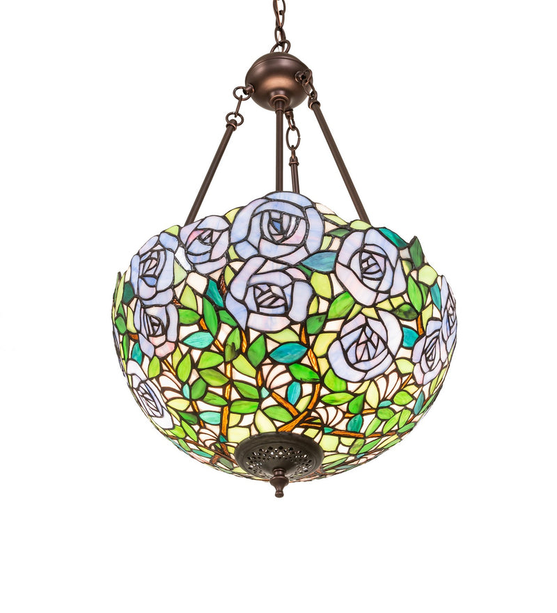 Meyda Tiffany 263406 Two Light Pendant, Mahogany Bronze