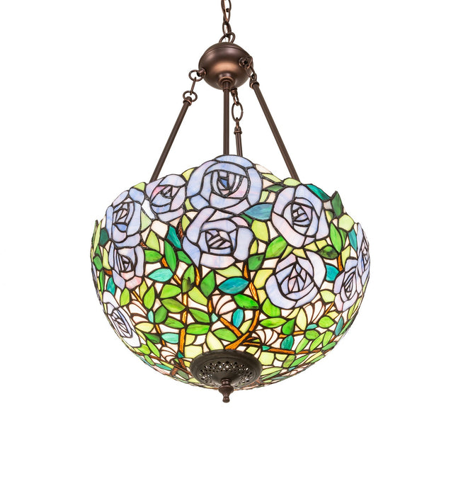 Meyda Tiffany 263406 Two Light Pendant, Mahogany Bronze