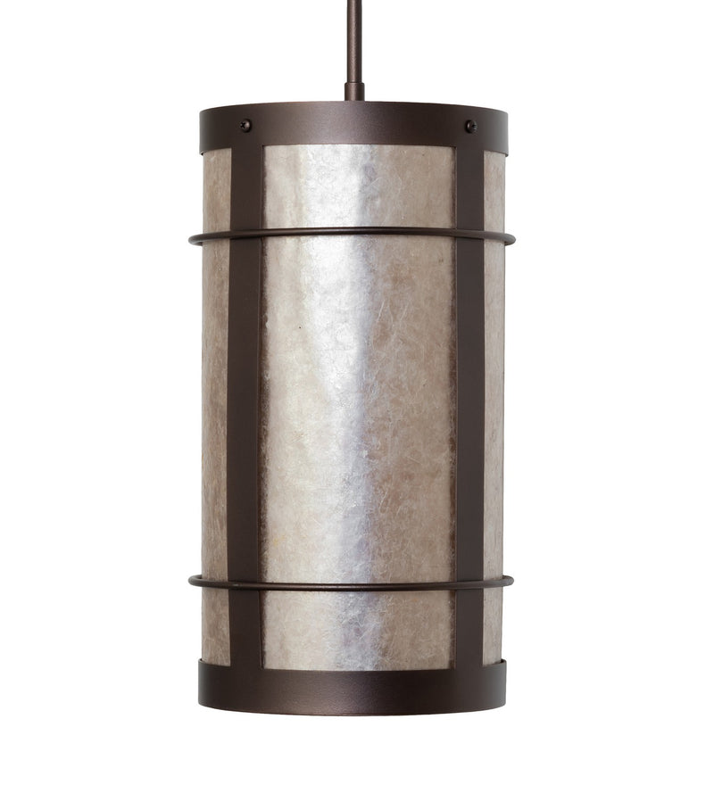 Meyda Tiffany 263574 One Light Pendant, Mahogany Bronze