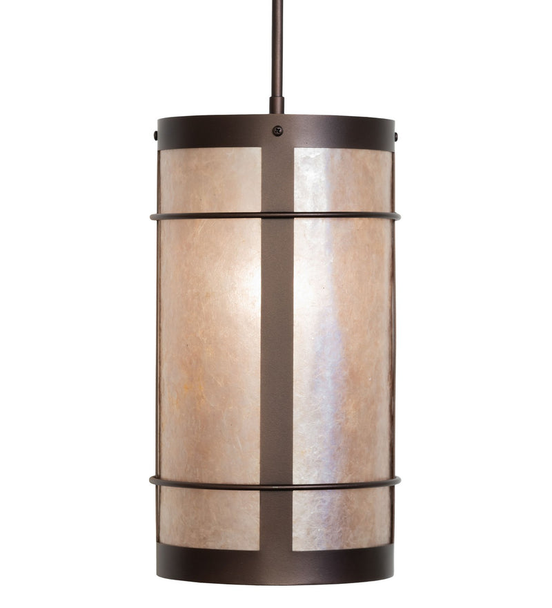 Meyda Tiffany 263574 One Light Pendant, Mahogany Bronze