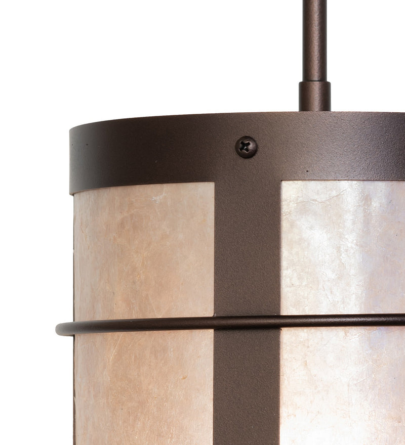 Meyda Tiffany 263574 One Light Pendant, Mahogany Bronze