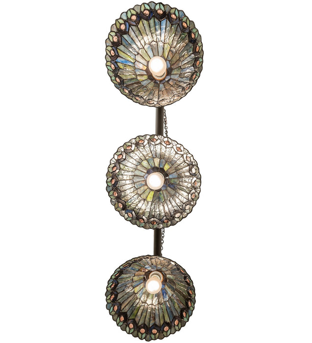 Meyda Tiffany 263642 Three Light Island Pendant, Mahogany Bronze