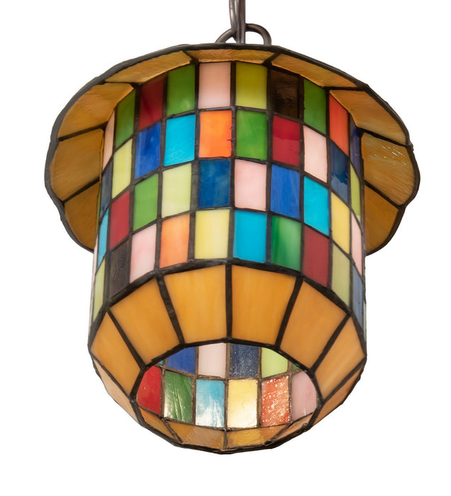 Meyda Tiffany 264512 One Light Pendant, Mahogany Bronze